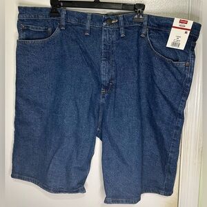 NWT Men's Wrangler Relaxed Fit Denim Jean Shorts Size 44 Casual Flex Comfort